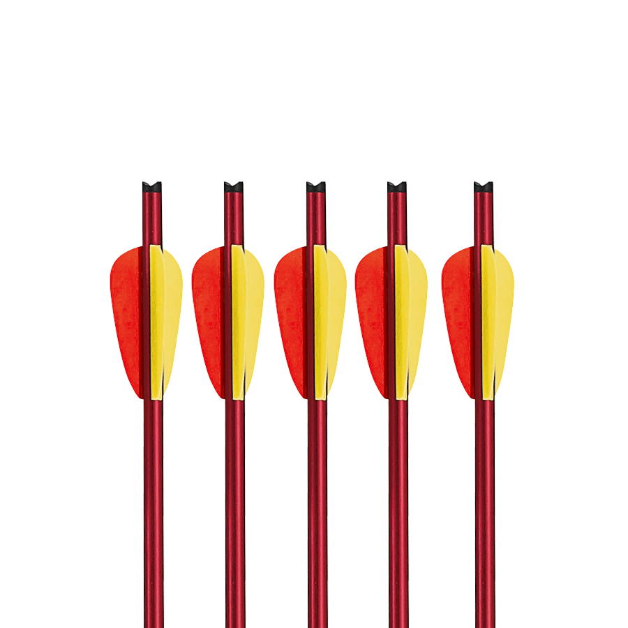 EK Archery Aluminum 2219 Crossbow Bolt Red 5 pcs