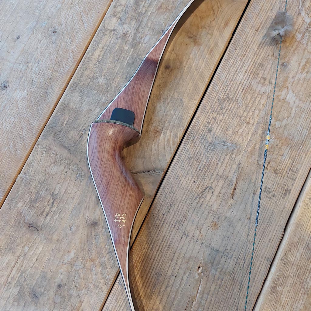 bogen, hout, riem, boogschutter, glooiend