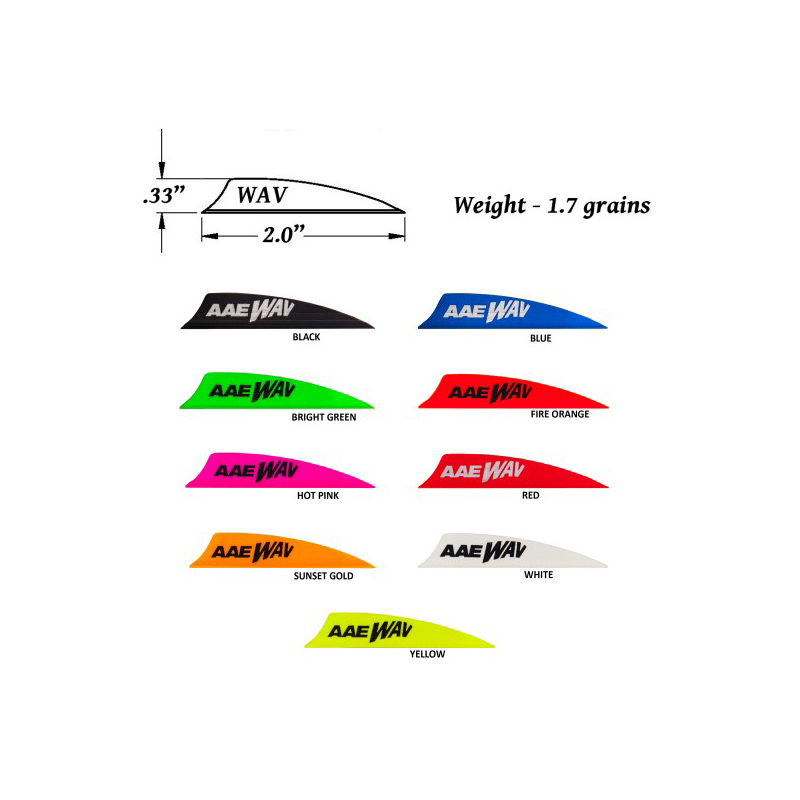 AAE Arizona Vanes Plastifletch Max PM20 Shield