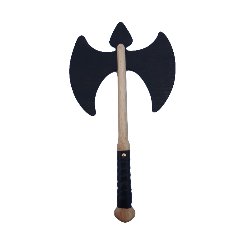 Holzkonig Wooden Battle-Axe Viking Double