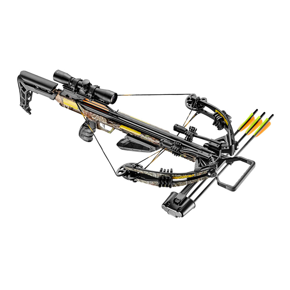 EK Archery Accelerator 370+ Folium Camo 185LBS Compound Crossbow