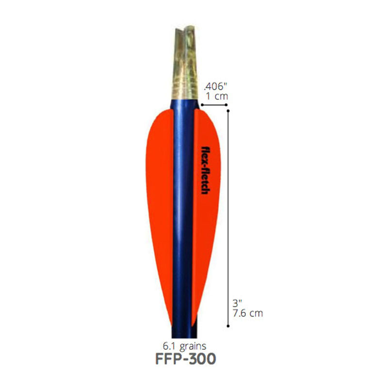 Flex-Fletch Vanes FFP No-Prep Parabolic