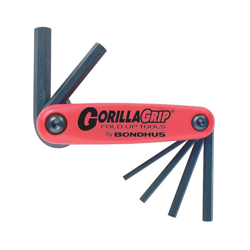 Bondhus “GorillaGrip” Allen Wrench Folding Set (metric)