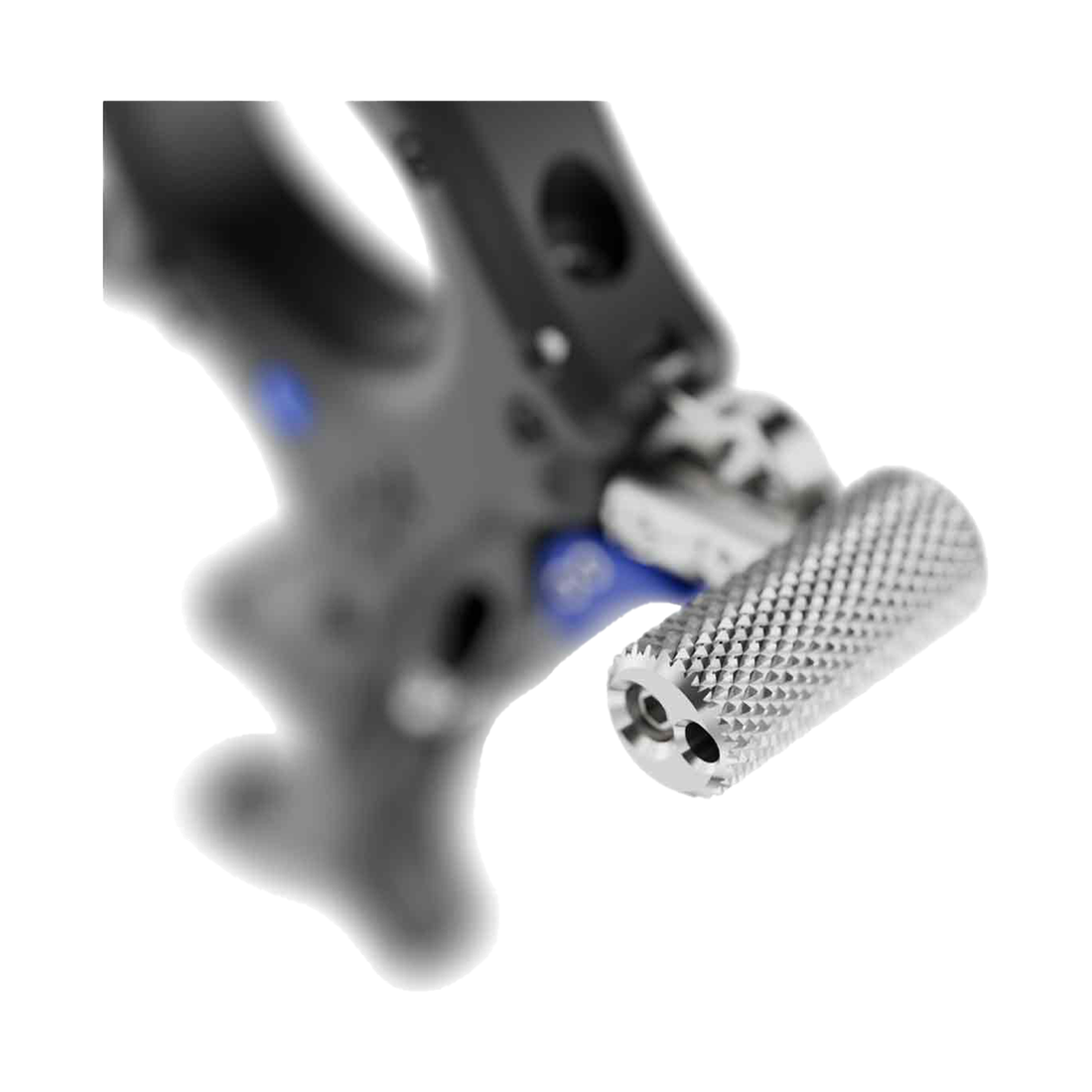 grip, knurled, metaal, voetpedaal, gesneden