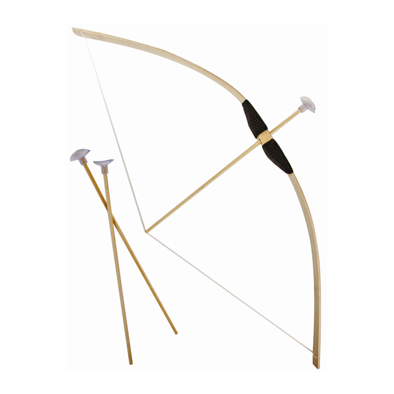 Holzkonig Wooden Kids Bow with 3 Arrows