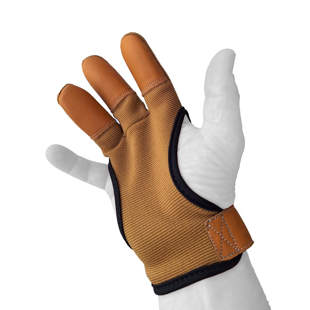 DBS Archery Shooting Glove Tan