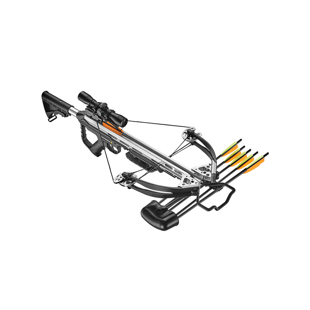 EK Archery Torpedo Black/Silver 185 lbs Compound Crossbow