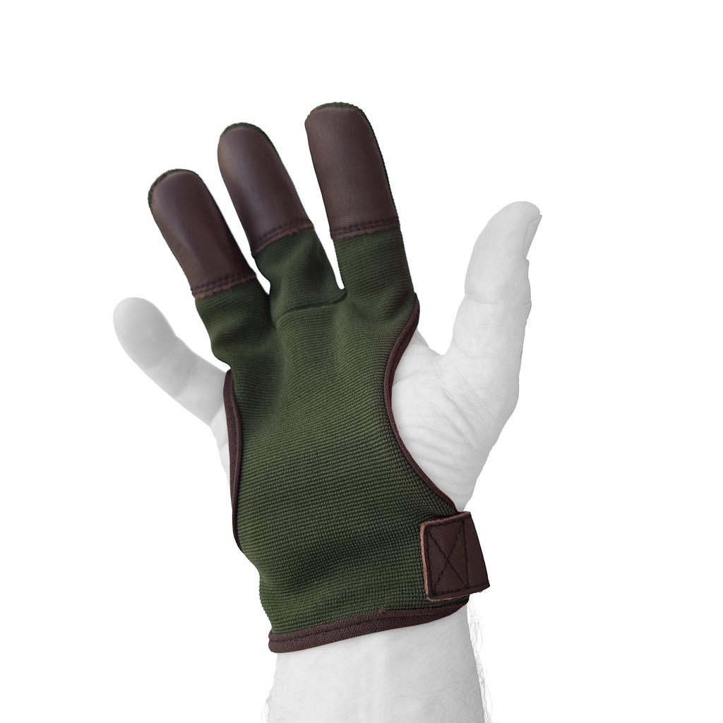 DBS Archery Shooting Glove Green