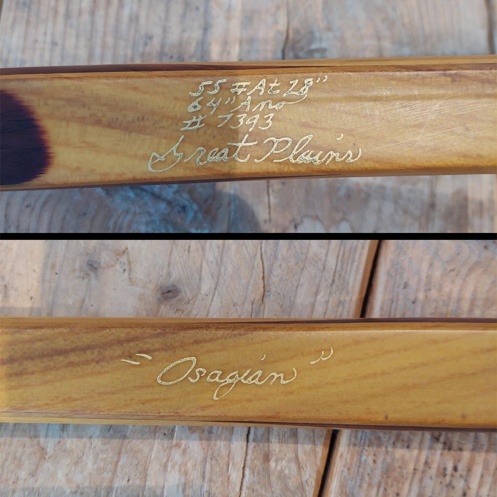 gitaar, hout, gravure, label, oranje-bruin