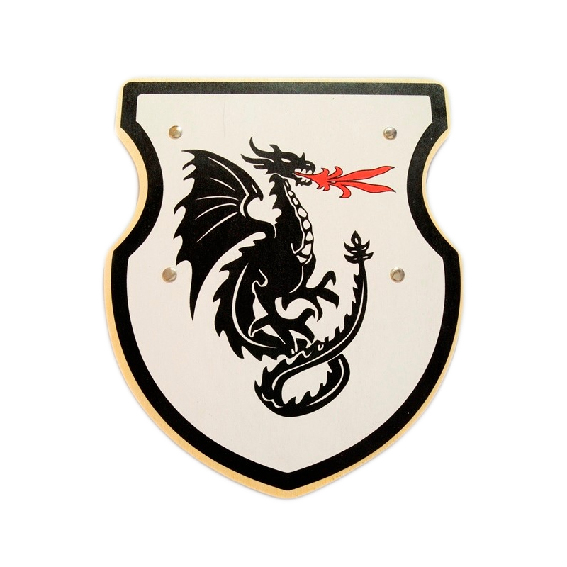 Holzkonig Shield with Flamethrowing Dragon big