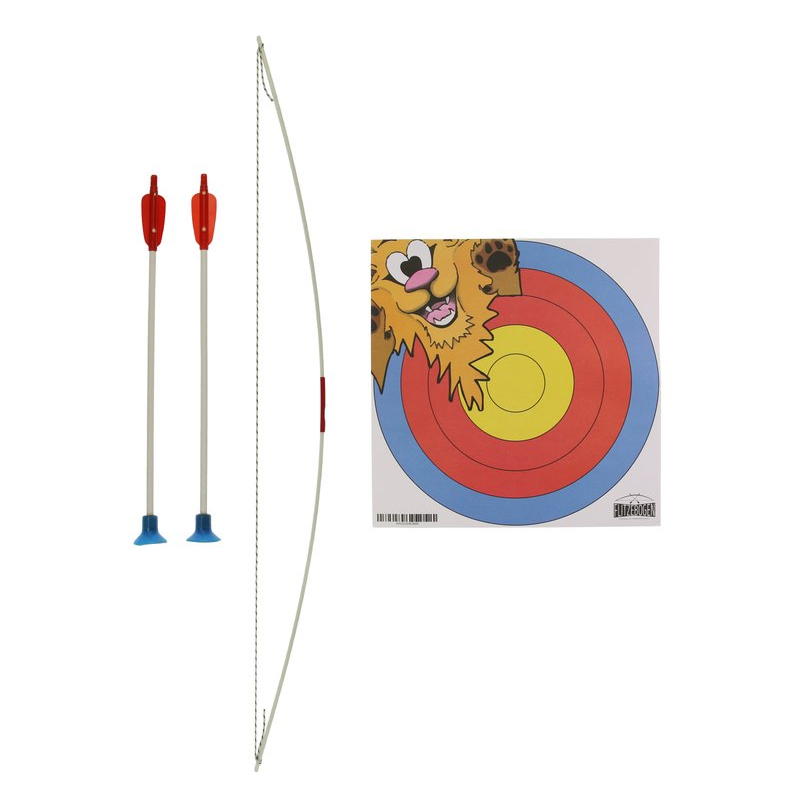 Flitzebogen Children's Bow with Two Arrows and Target Face