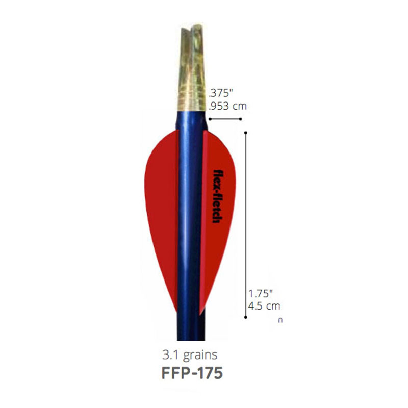 Flex-Fletch Vanes FFP No-Prep Parabolic