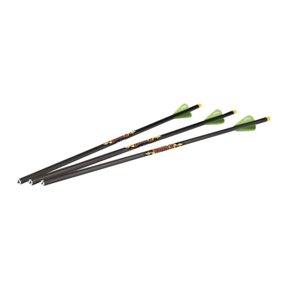 Excalibur Diablo Illuminated 18 inch Carbon Crossbow Bolt 3 pieces