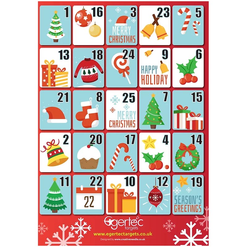 Egertec Christmas Target Face Advent Calendar