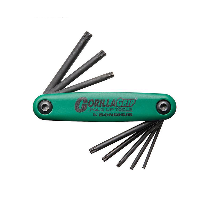 Bondhus “GorillaGrip” Allen Wrench Folding Set (Torx) - Small