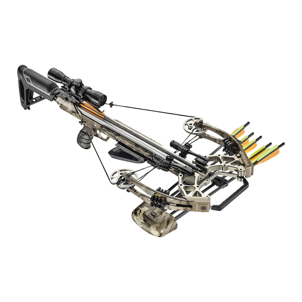 EK Archery Accelerator 410+ Snow Camo 185LBS Compound Crossbow