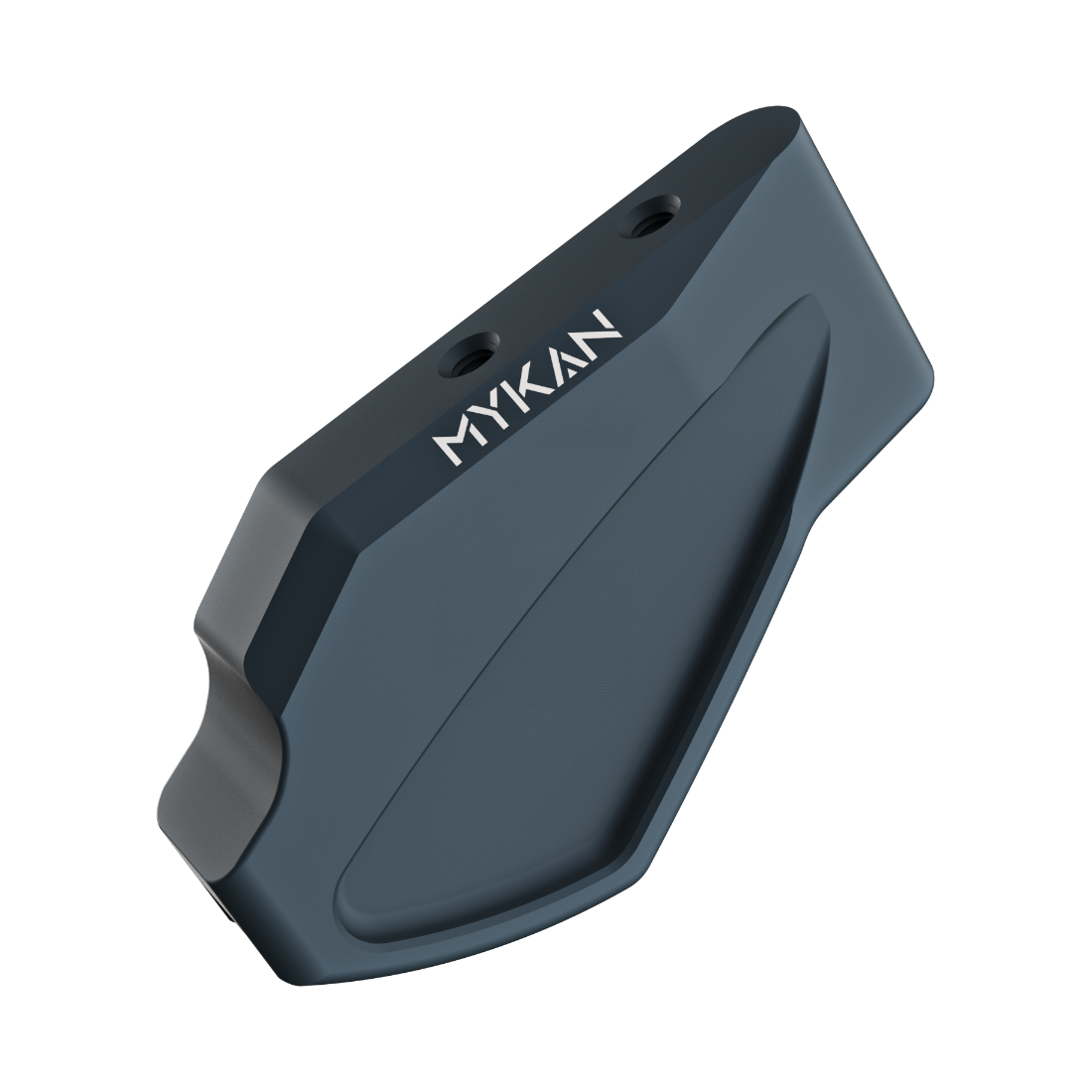 kledingclip, magnetische sluiting, silicone, grijs-blauw, detail